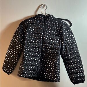 GAP Black and White‎ Polka Dot Puffer Jacket